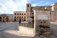 The Fountain of Umberto I Square, Palazzo Adriano