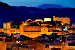 Night view of Palazzo Adriano