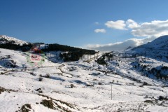 Snowy landscape, Palazzo Adriano